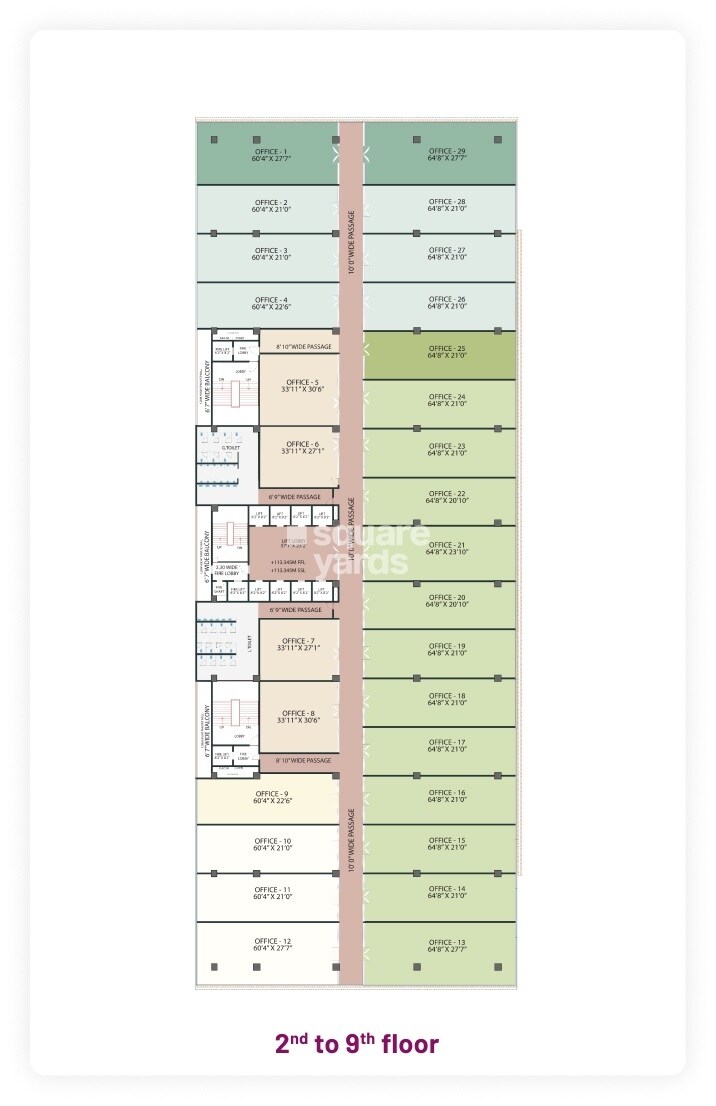 Fairmount Downtown Floor Plans