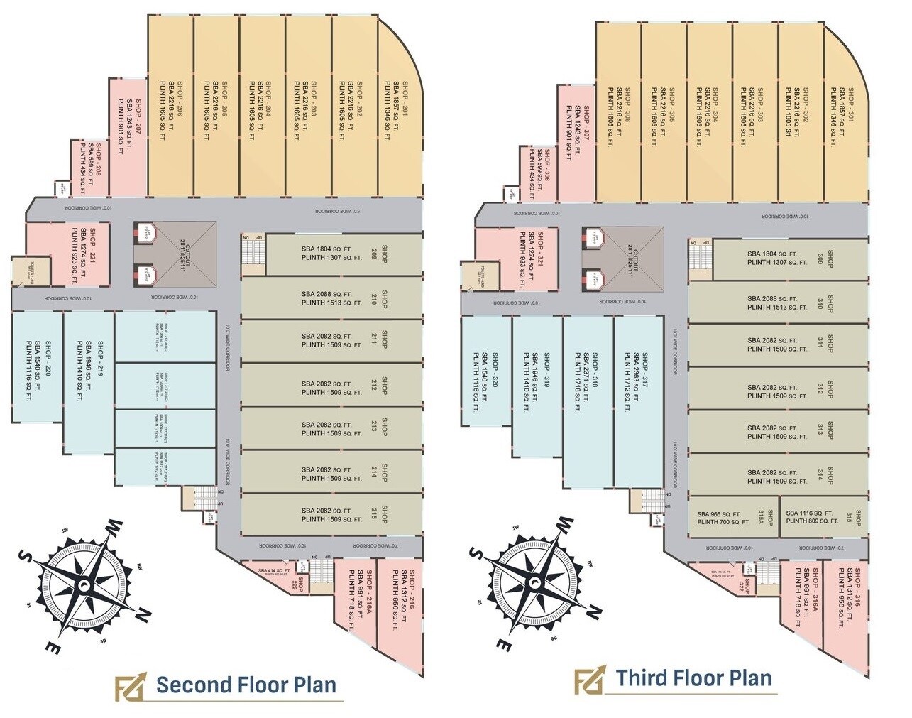 Fairmount Fortune One Floor Plans 1