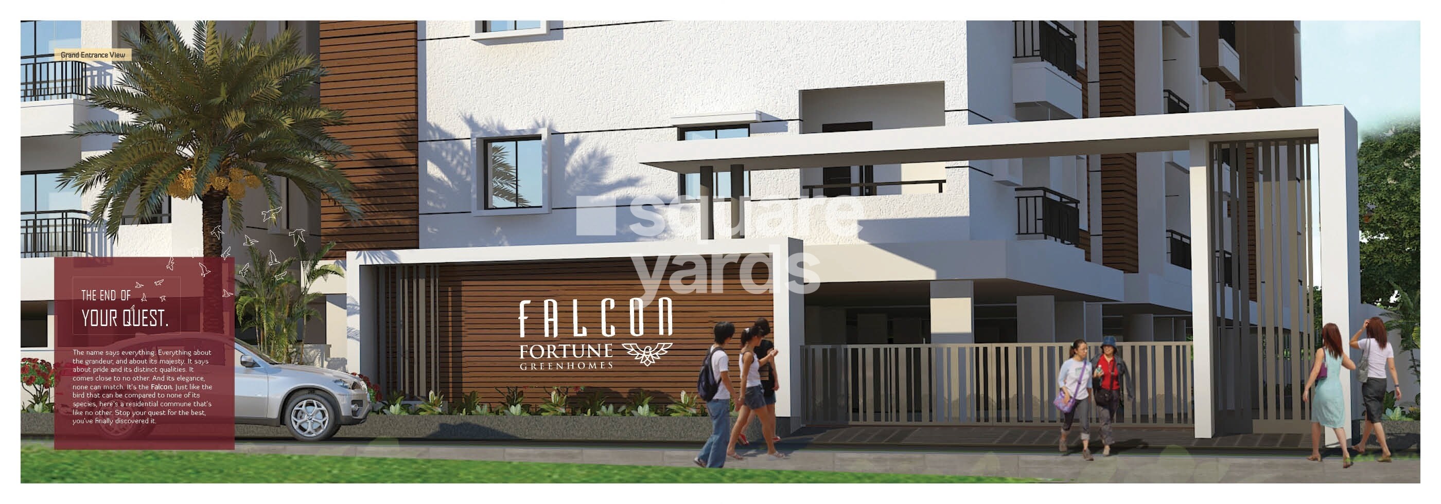 Fortune Green Homes Falcon Entrance View