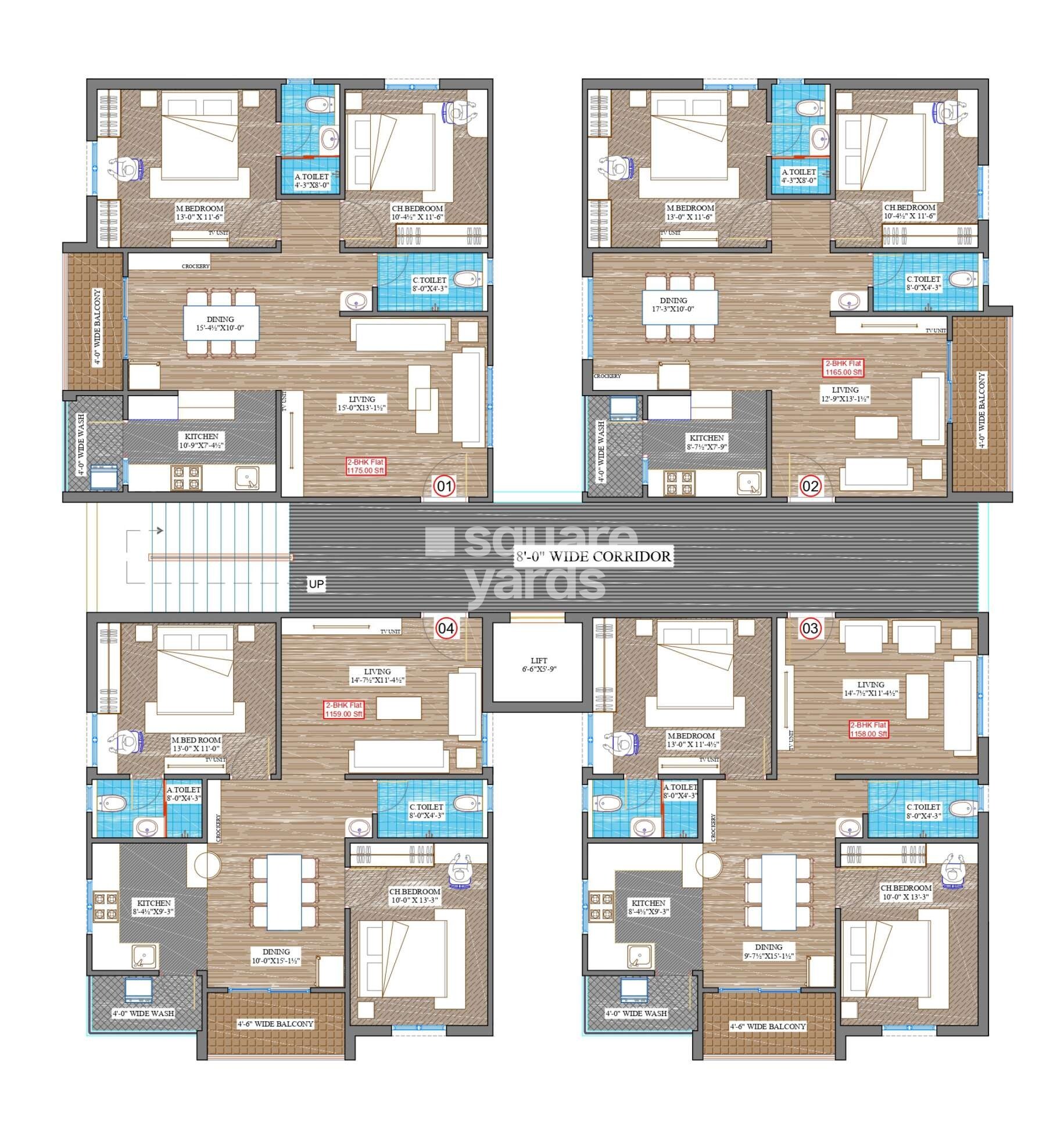 Fortune Flamingo Floor Plans