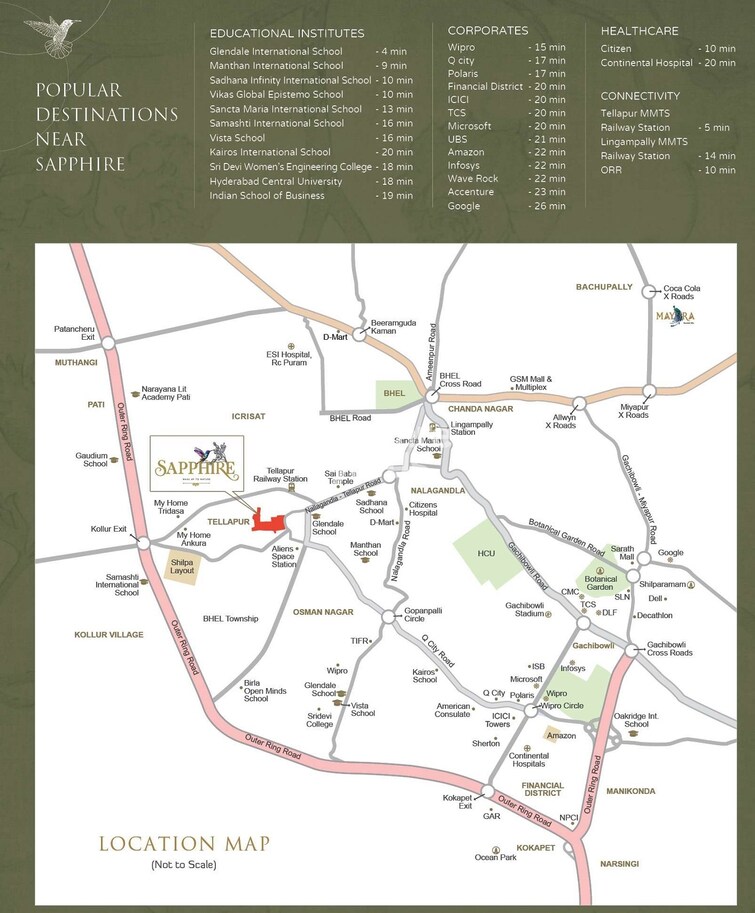 Fortune Green Homes Sapphire Location Image