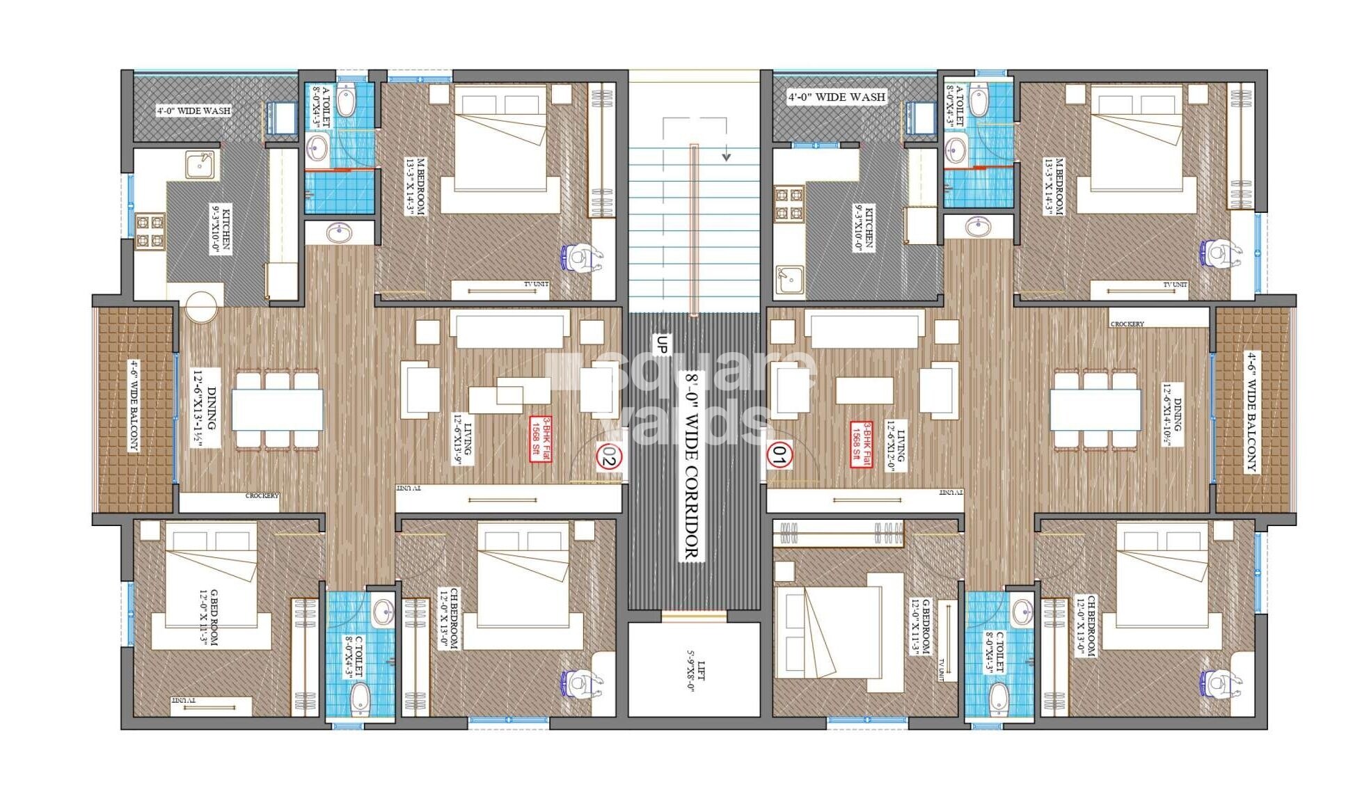 Fortune Humming Bird Floor Plans