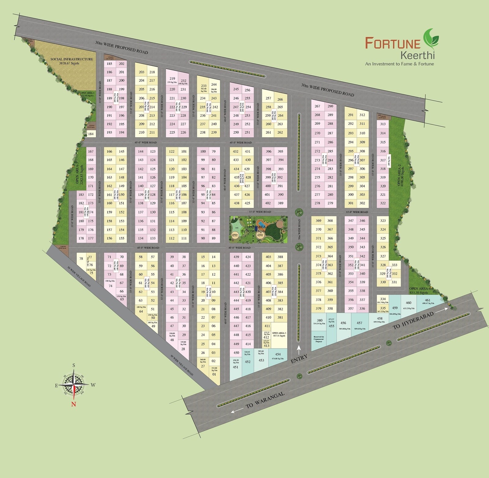 Fortune Keerthi Master Plan 1