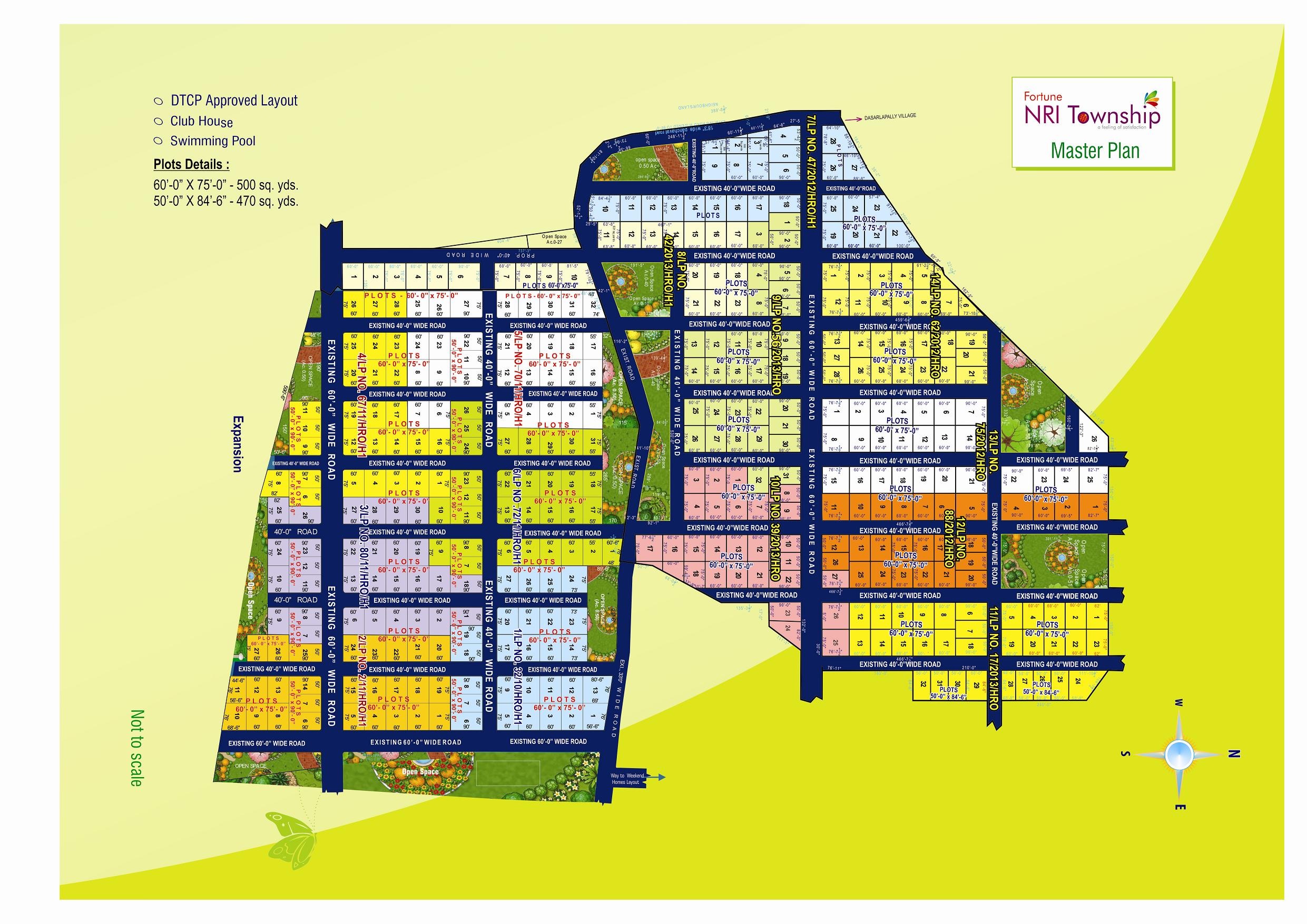 Fortune NRI Township Master Plan Image