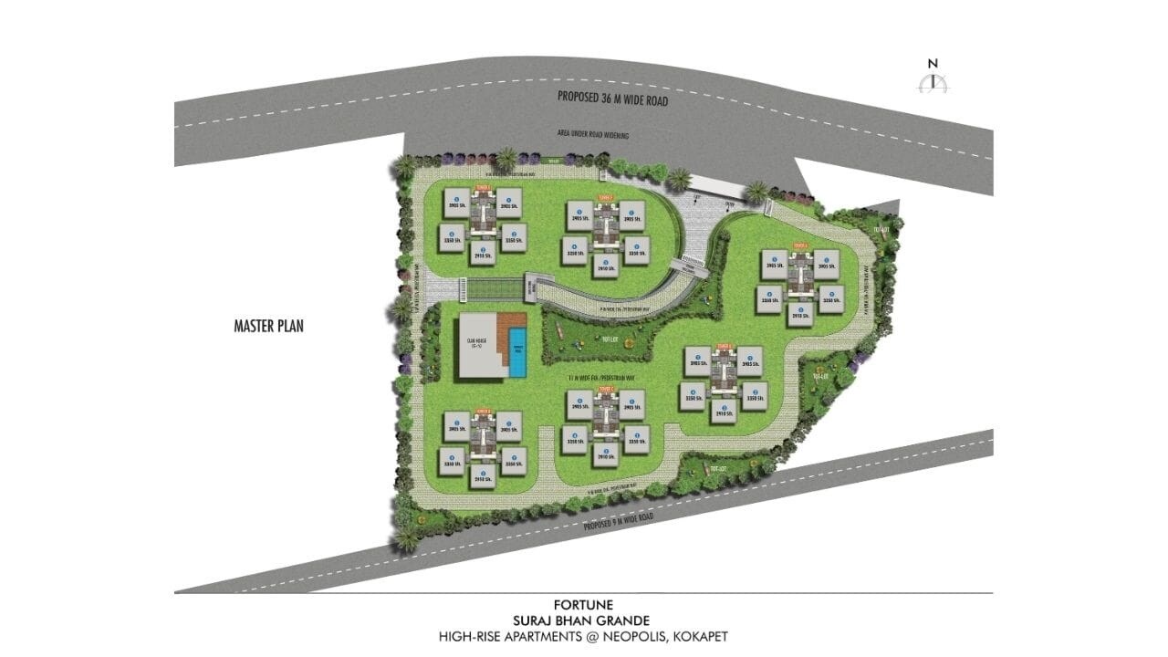 Fortune Suraj Bhan Grande Master Plan Image