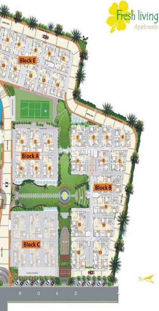 Fresh Living Apartments Master Plan 1