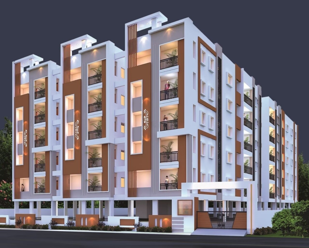 Fuzen Golden Irish Apartment Exteriors