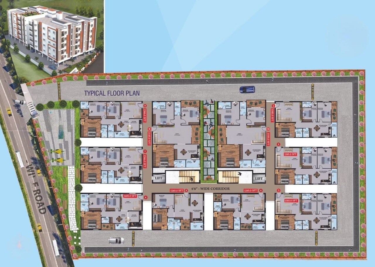 Fuzen Golden Irish Floor Plans