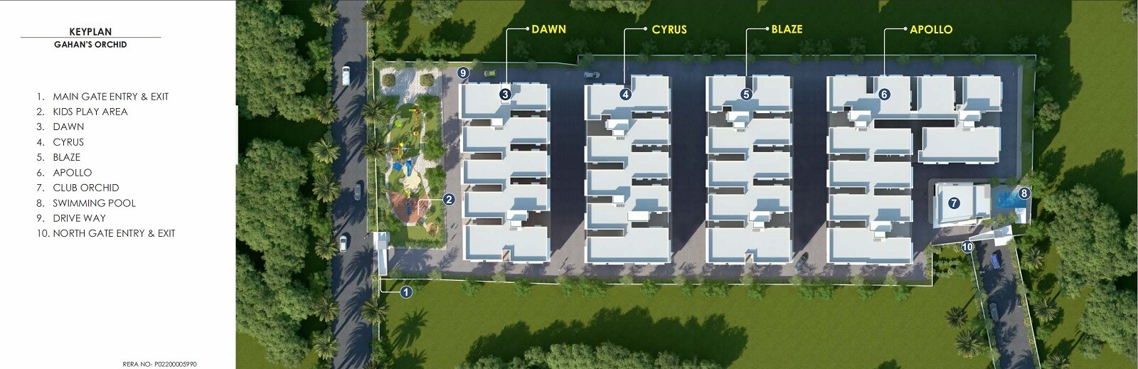 Gahan Orchid Master Plan Image