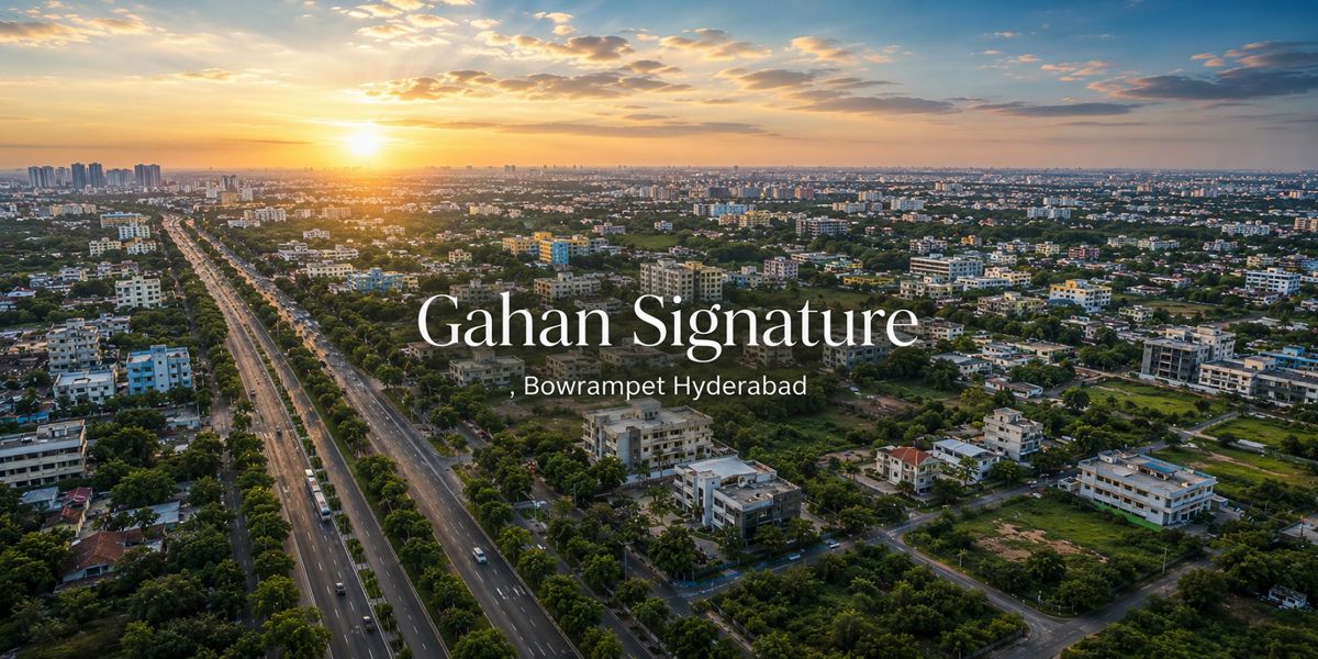 Gahan Signature residential project in Bowrampet