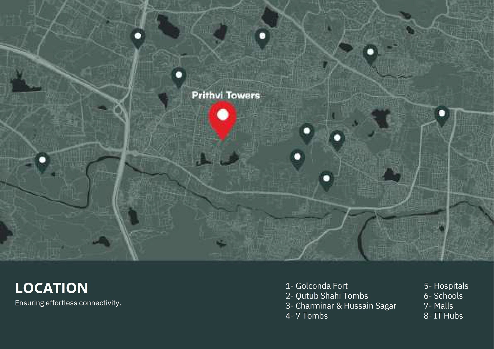 Gangothri Prithvi Towers Location Image