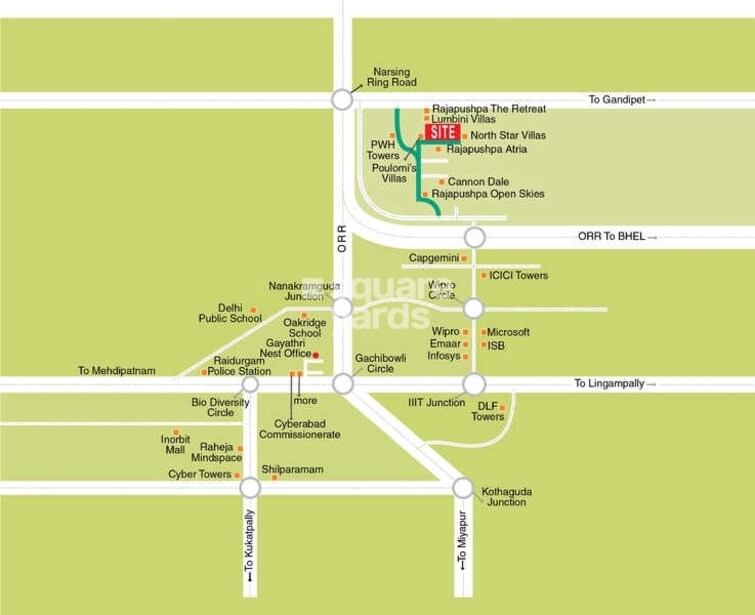 Gauthami Green Blossoms Location Image