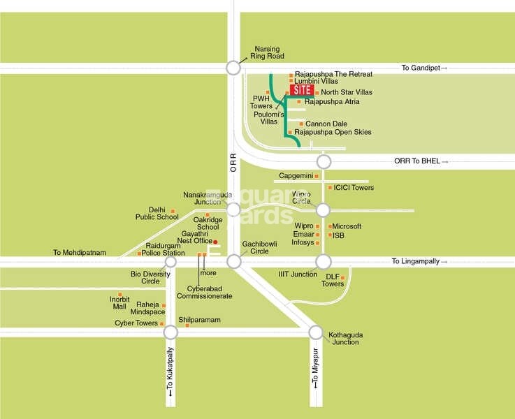 Gauthami Green Blossoms Location Image