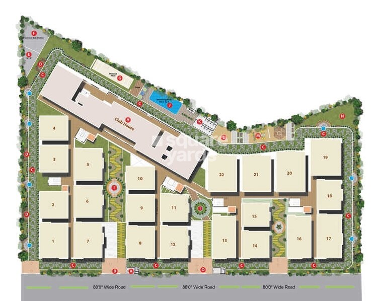 Gauthami Green Blossoms Master Plan Image