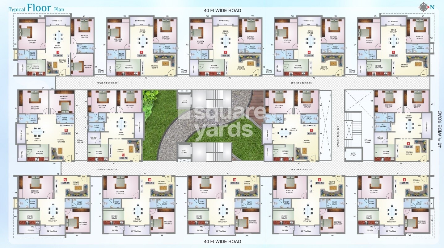 Gauthami Sai Subashini Towers Master Plan 1