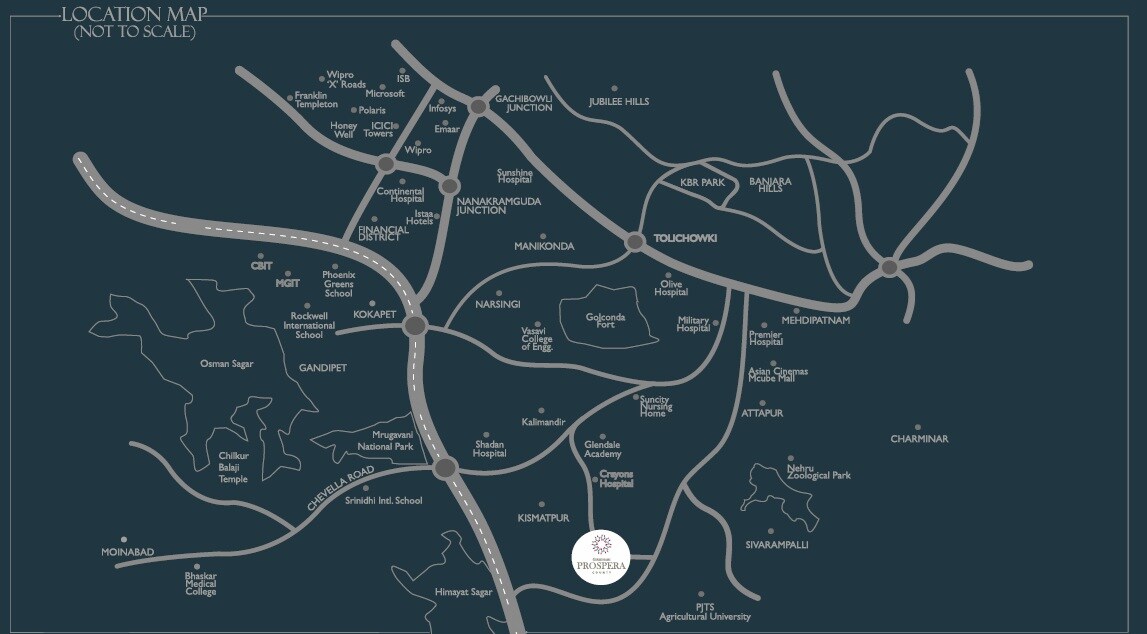 Giridhari Prospera County Location Image