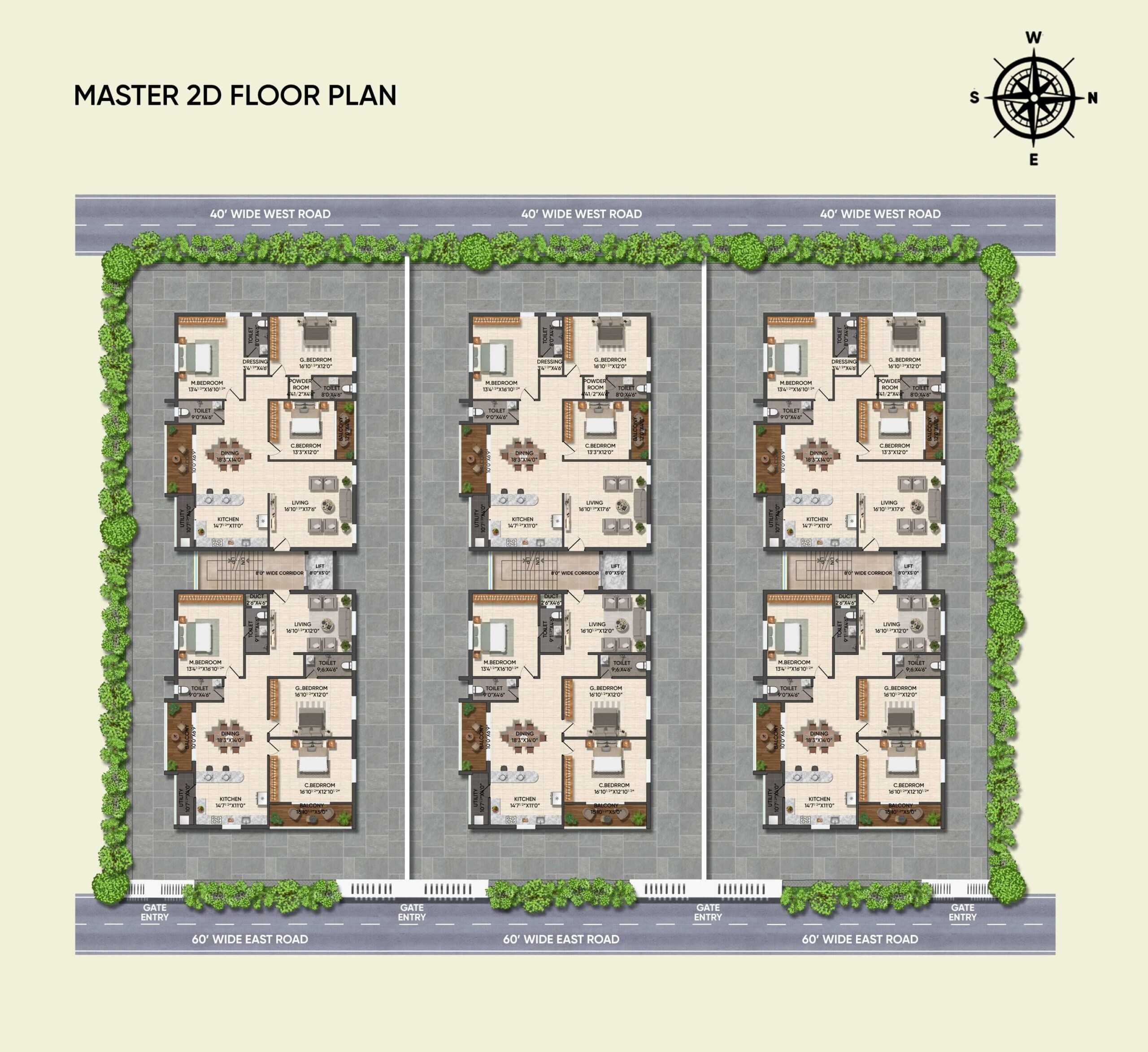 GK Triad Floor Plans