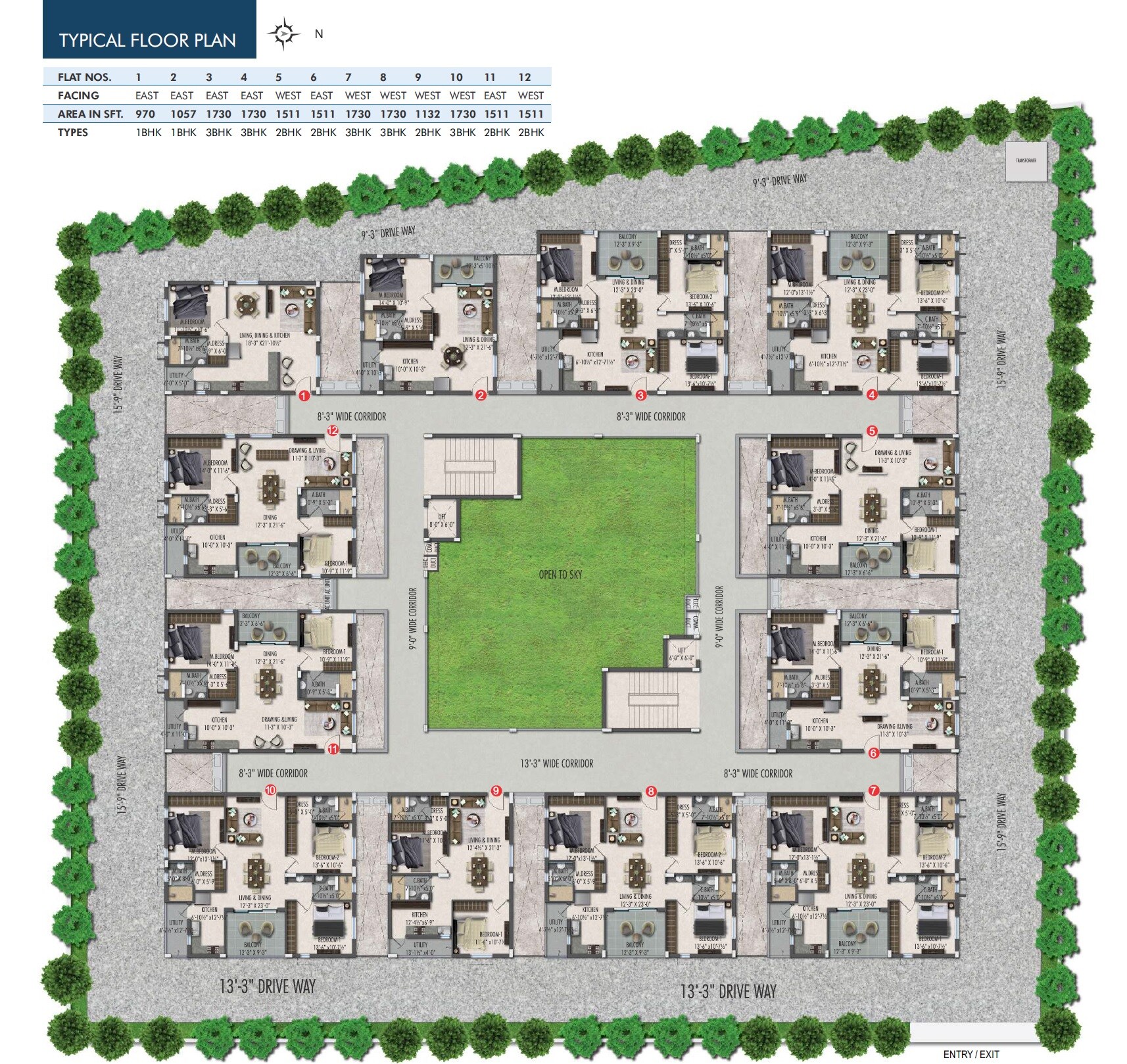 GKRS Bliss Floor Plans