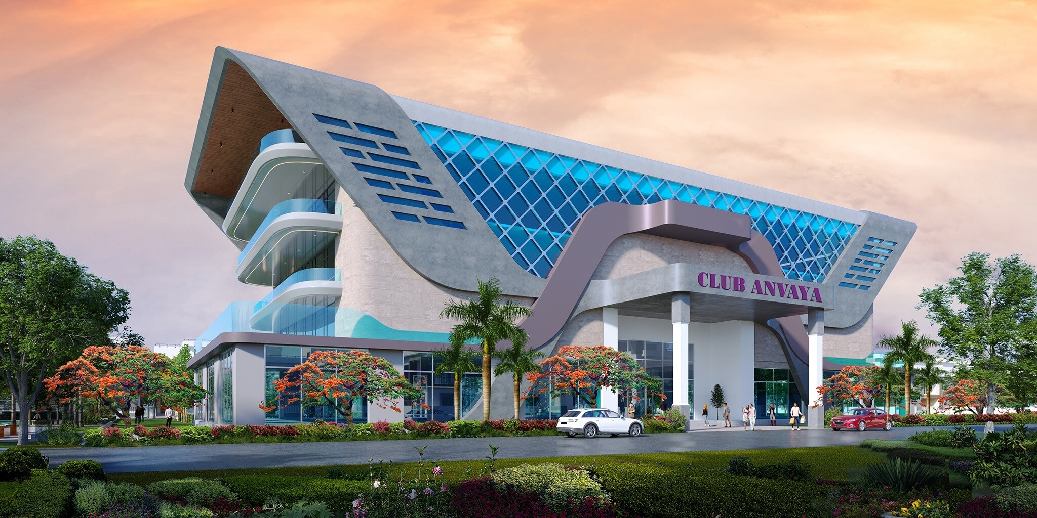 GNR Anvaya Icon City Clubhouse External Image