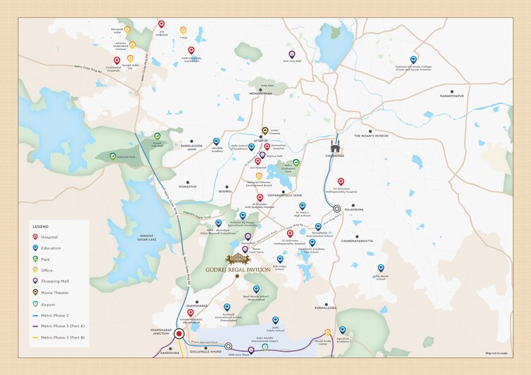 Godrej Regal Pavilion Location Image