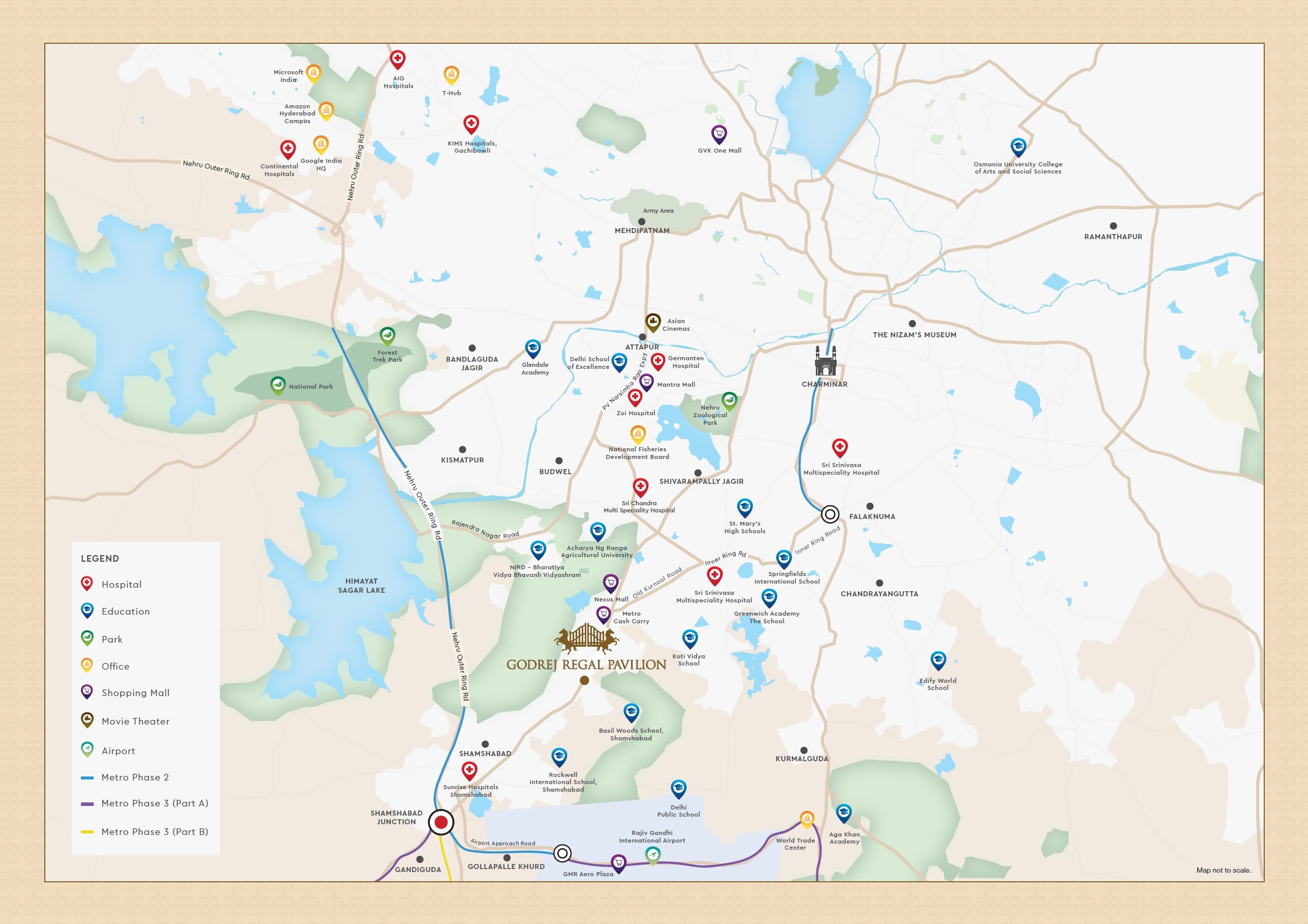 Godrej Regal Pavilion Location Image