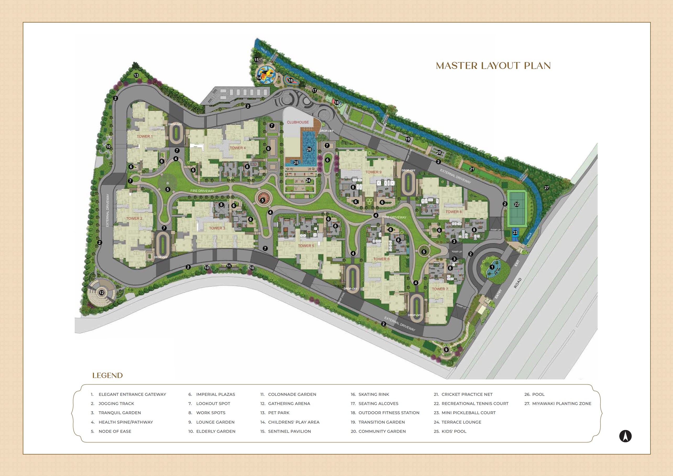 Godrej Regal Pavilion Master Plan Image