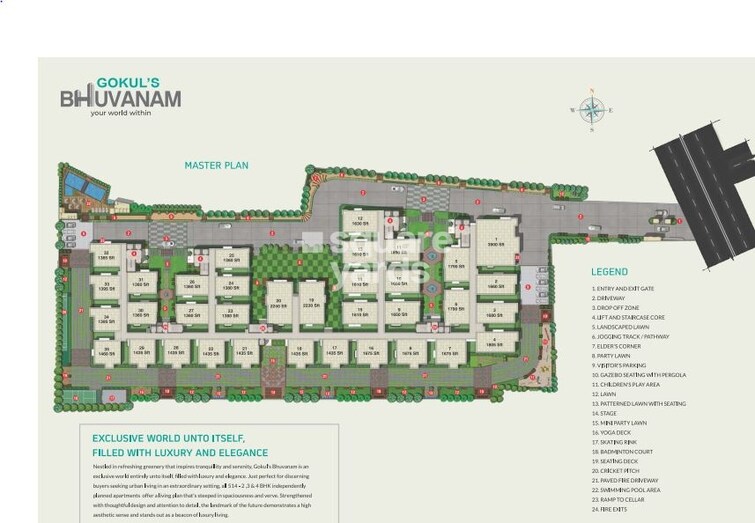 Gokuls Bhuvanam Master Plan Image