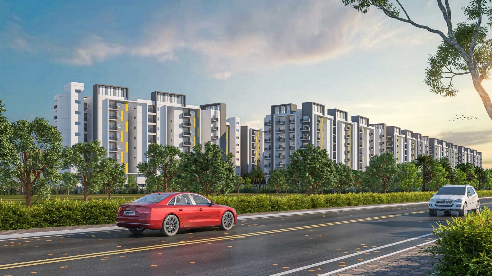 Golden Kalpavriksha Apartment Exteriors