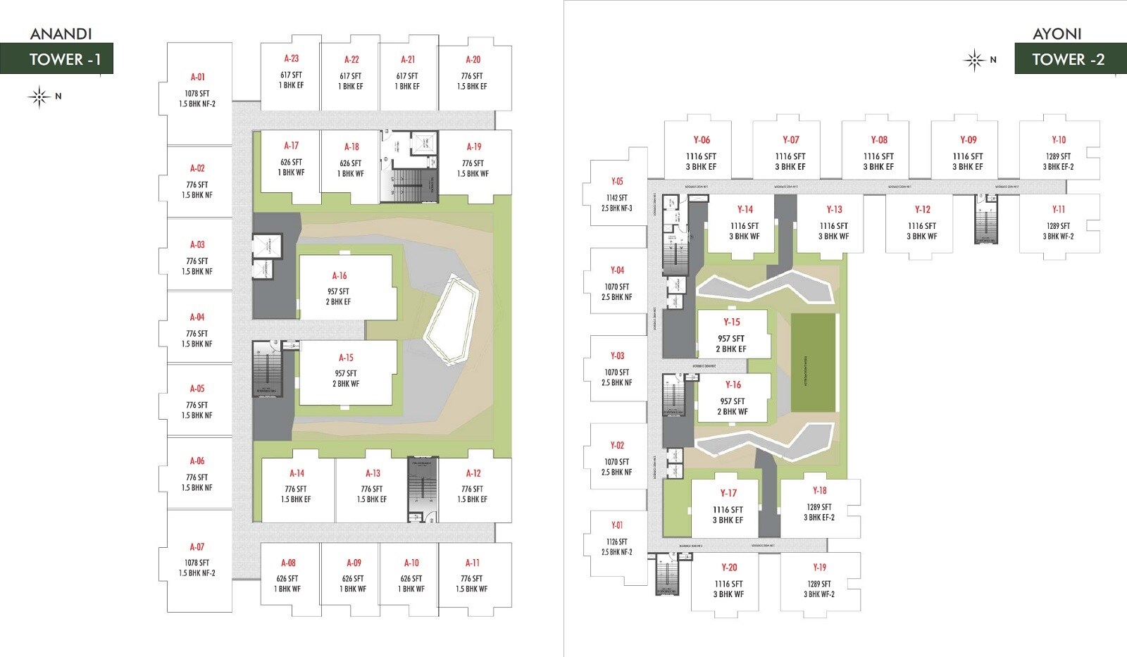 Golden Kalpavriksha Floor Plans 1