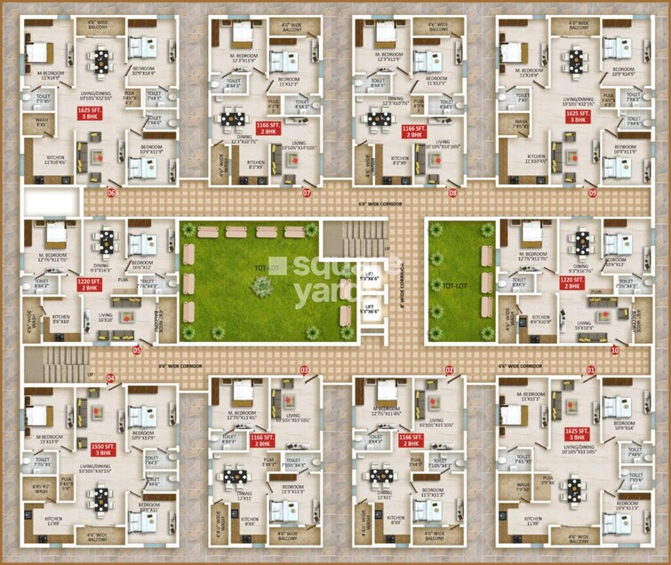 Gothic Pangea Floor Plans