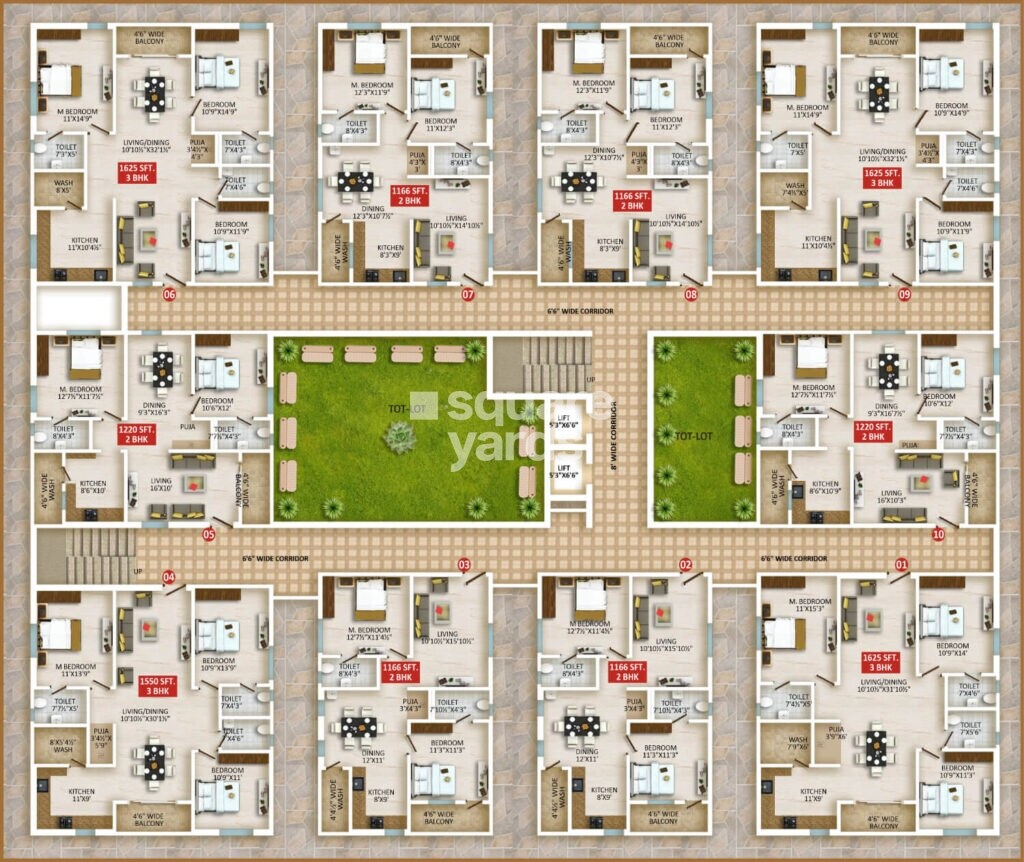 Gothic Pangea Floor Plans
