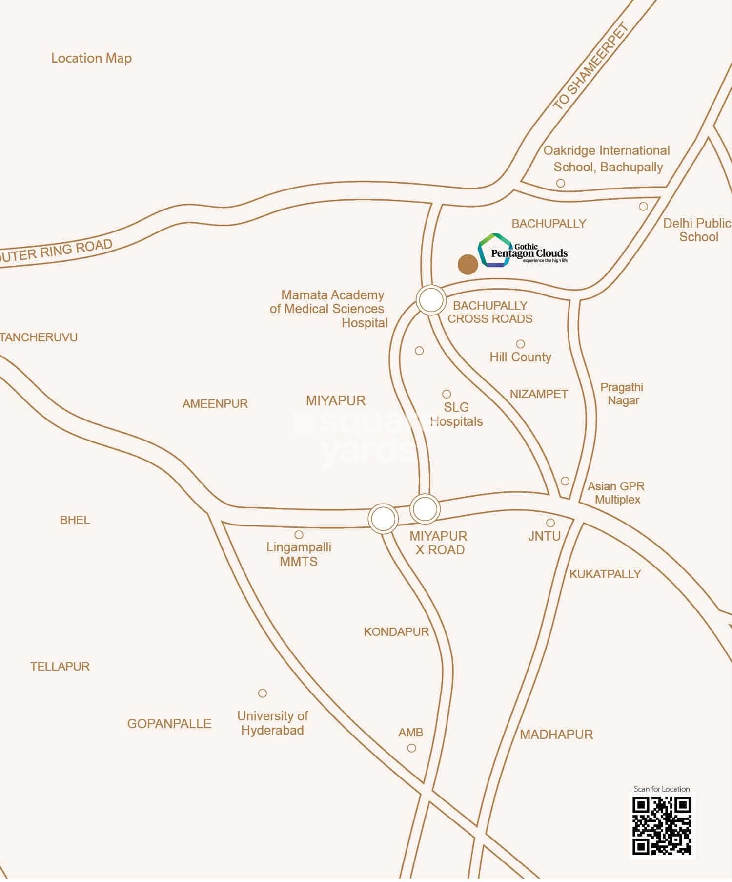 Gothic Pentagon Clouds