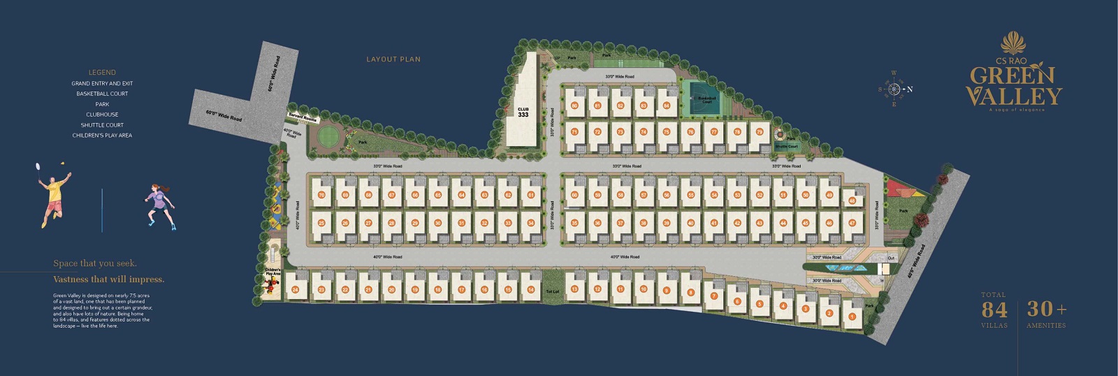 Greater Infra CS Rao Green Valley Master Plan Image