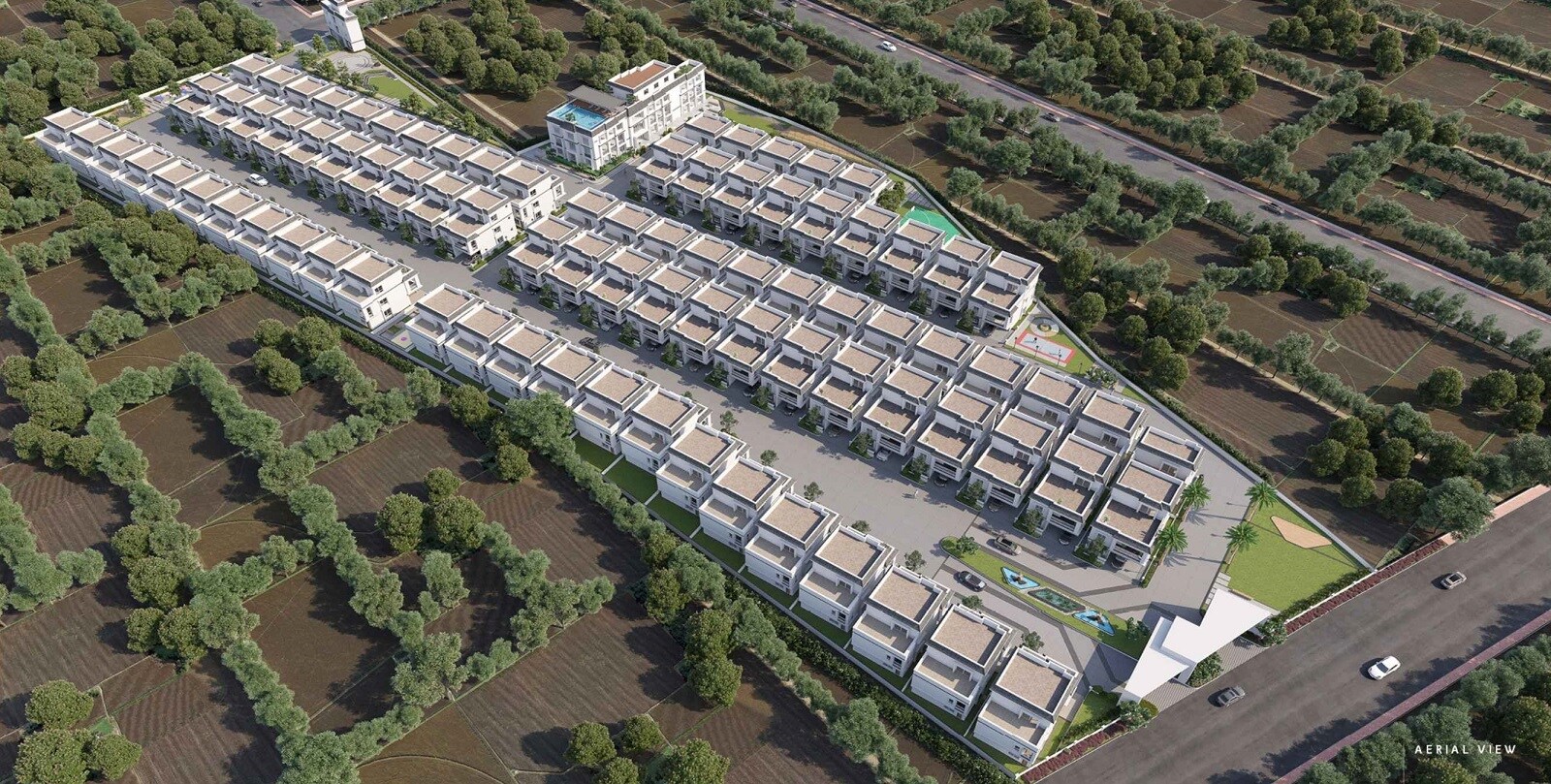 Greater Infra CS Rao Green Valley Tower View