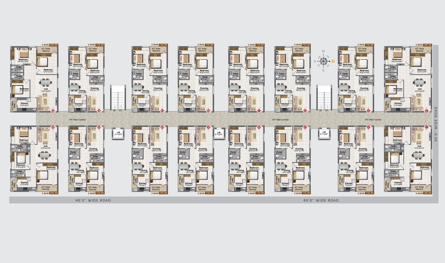 Greater Infra Bluebells Floor Plans 3