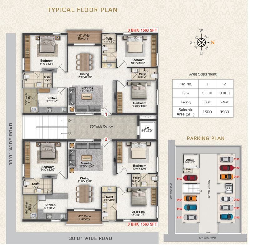 Greater Infra Gerberas Floor Plans