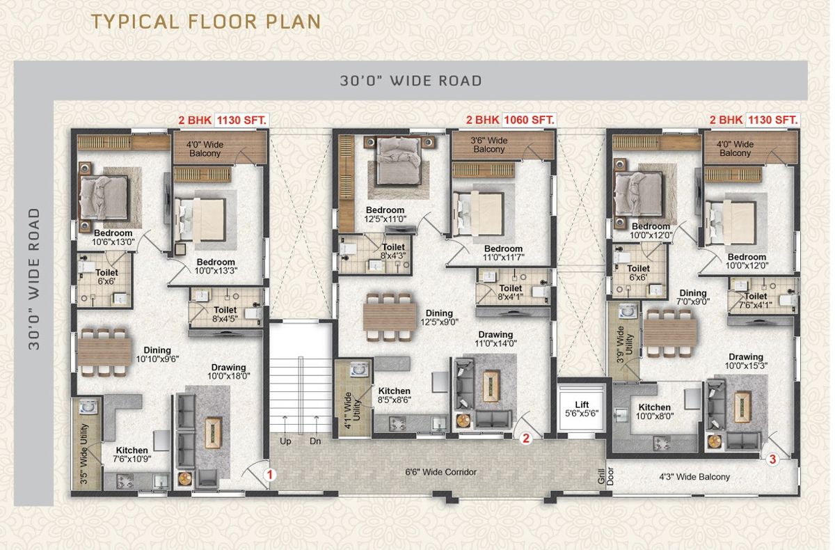 Greater Infra Mayflower Floor Plans