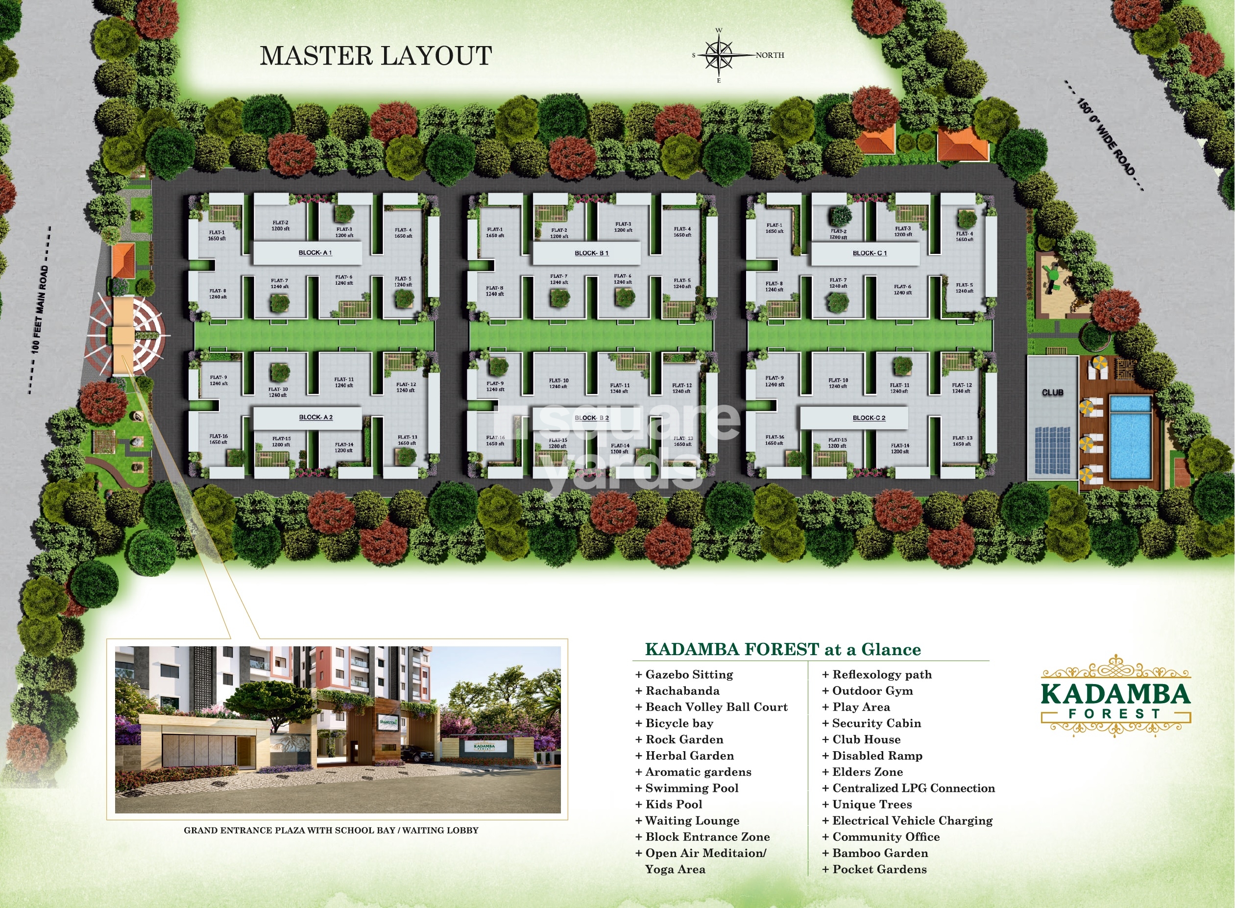 Green Kadamba Forest Master Plan Image