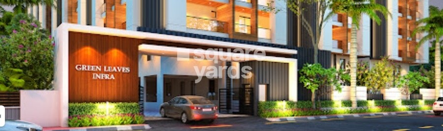 Green Leaves Aura Entrance View