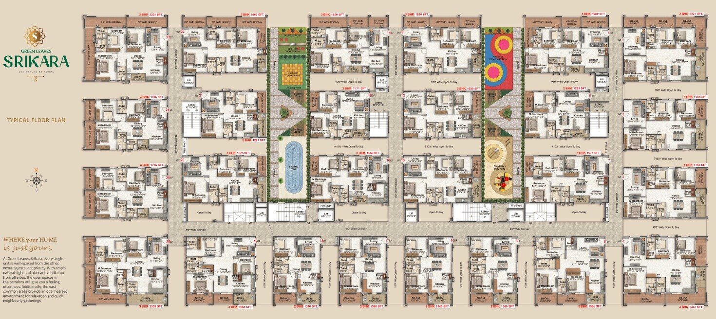Green Leaves Srikara Floor Plans