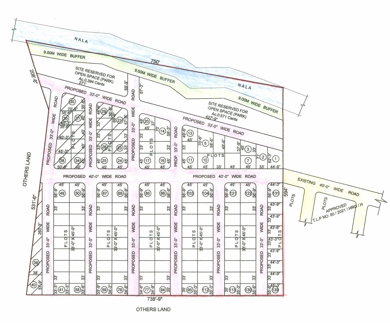 Greenmetro Tulasi Vanam Master Plan Image