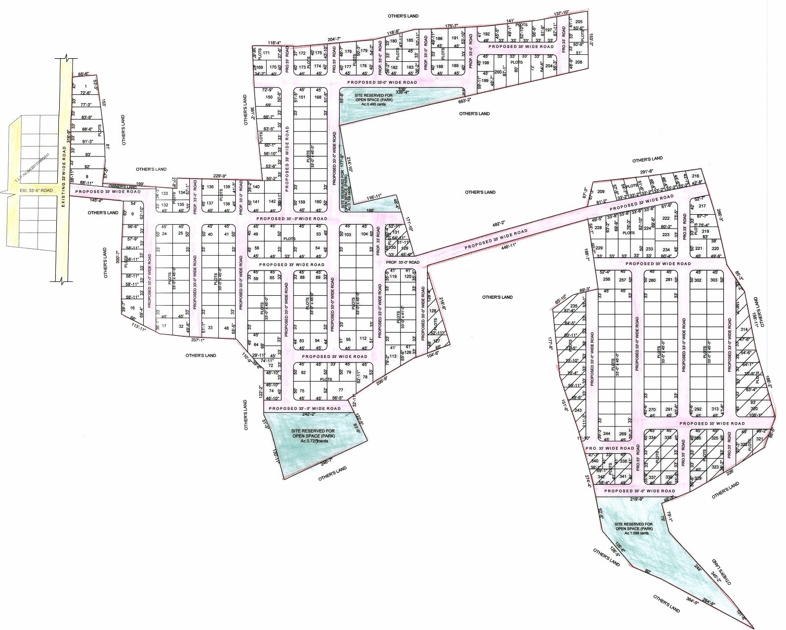 Greenmetros Tulasi Pride Master Plan 1