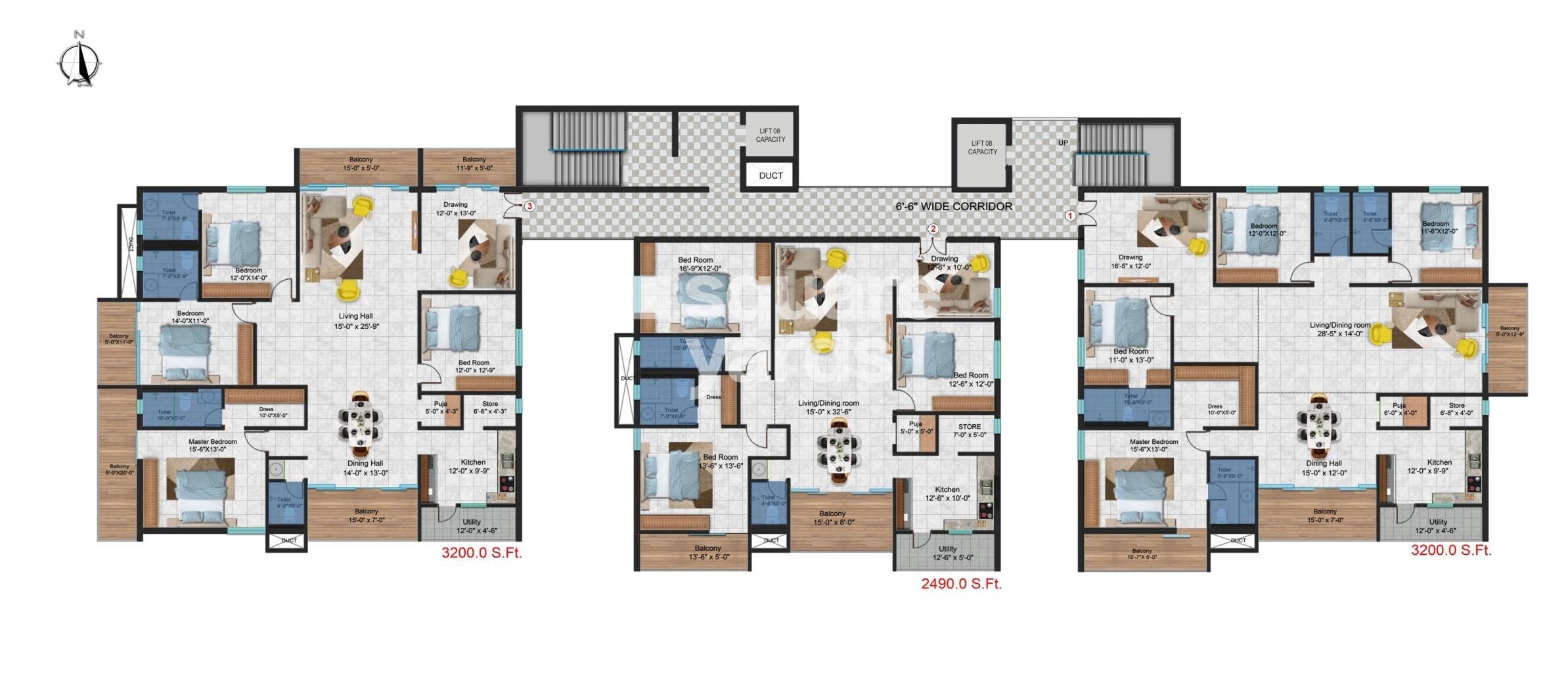 Gruhitha Lavender Sky