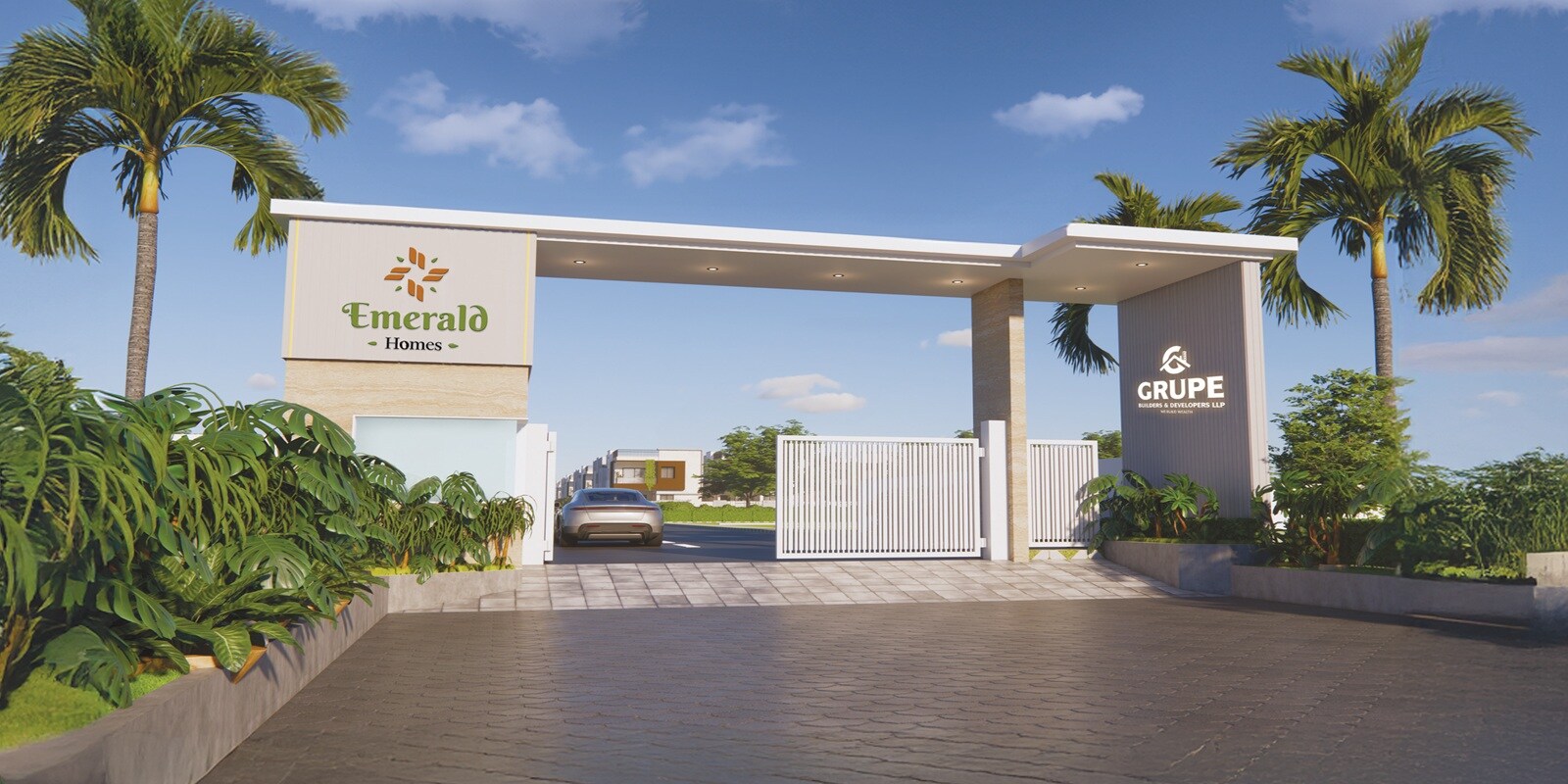 Grupe Emerald Homes residential project in Brahmanapalle