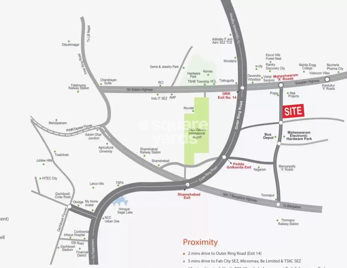 Hallmark Hampton Oakshir Villas Location Image