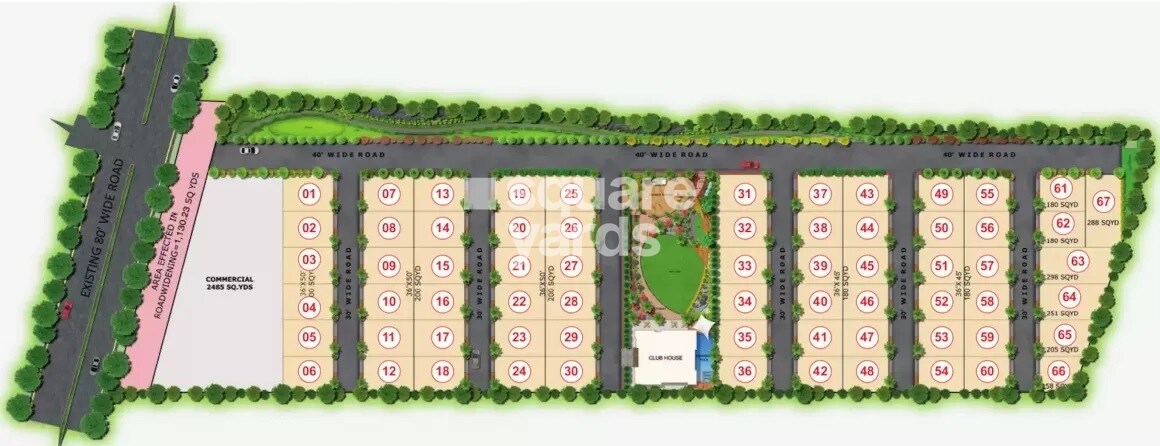 Hallmark Hampton Oakshir Villas Master Plan Image