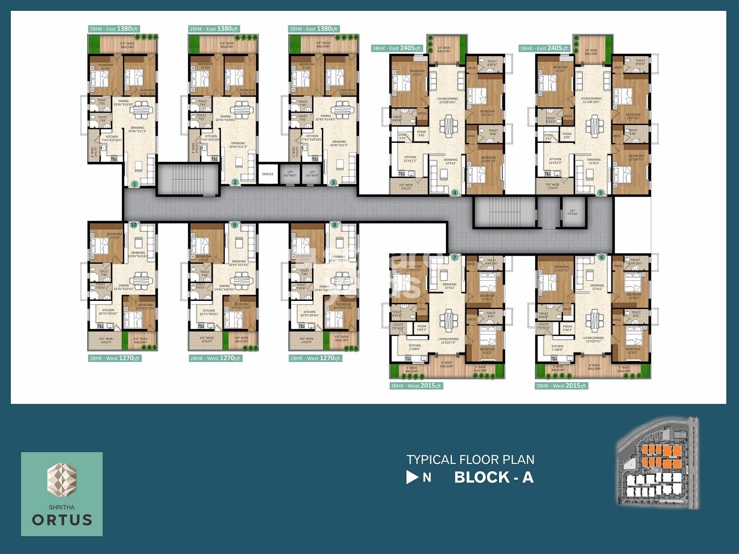 Haneesh Shritha Ortus Floor Plans 2