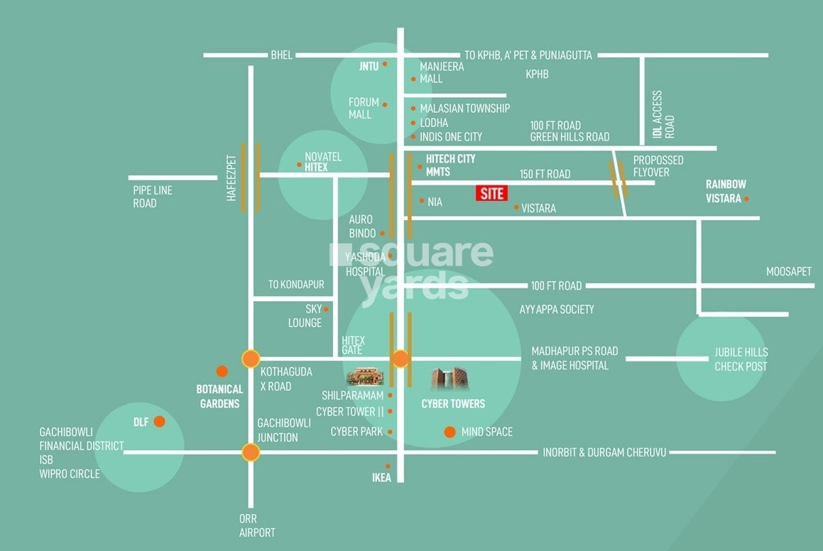 Haneesh Shritha Ortus Location Image