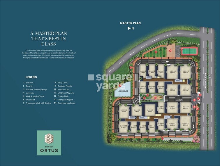 Haneesh Shritha Ortus Master Plan Image