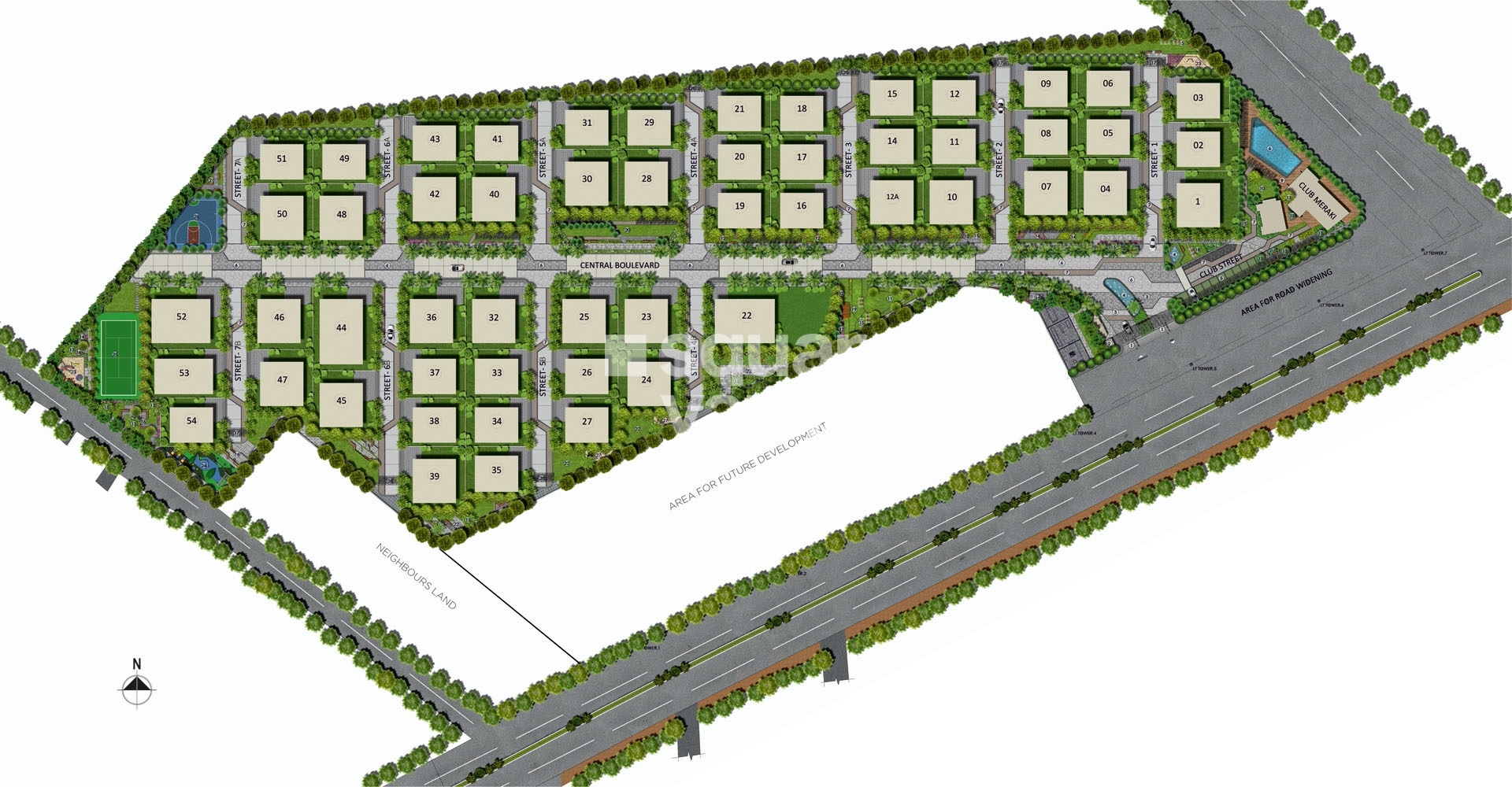 Hardhik Meraki Boulevard Master Plan Image